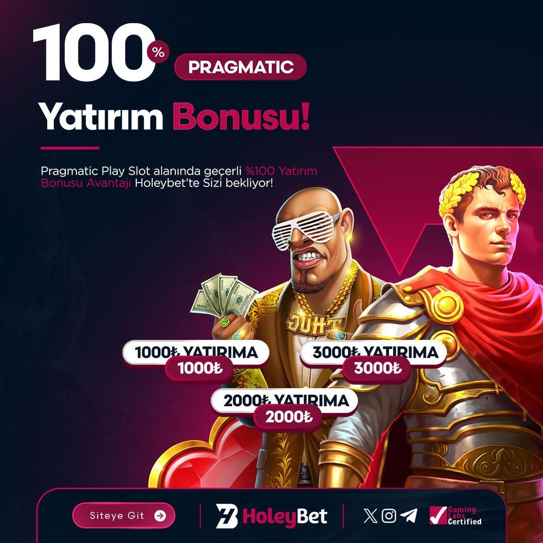 HoleyBet 100 Pragmatic Yatirim Bonusu